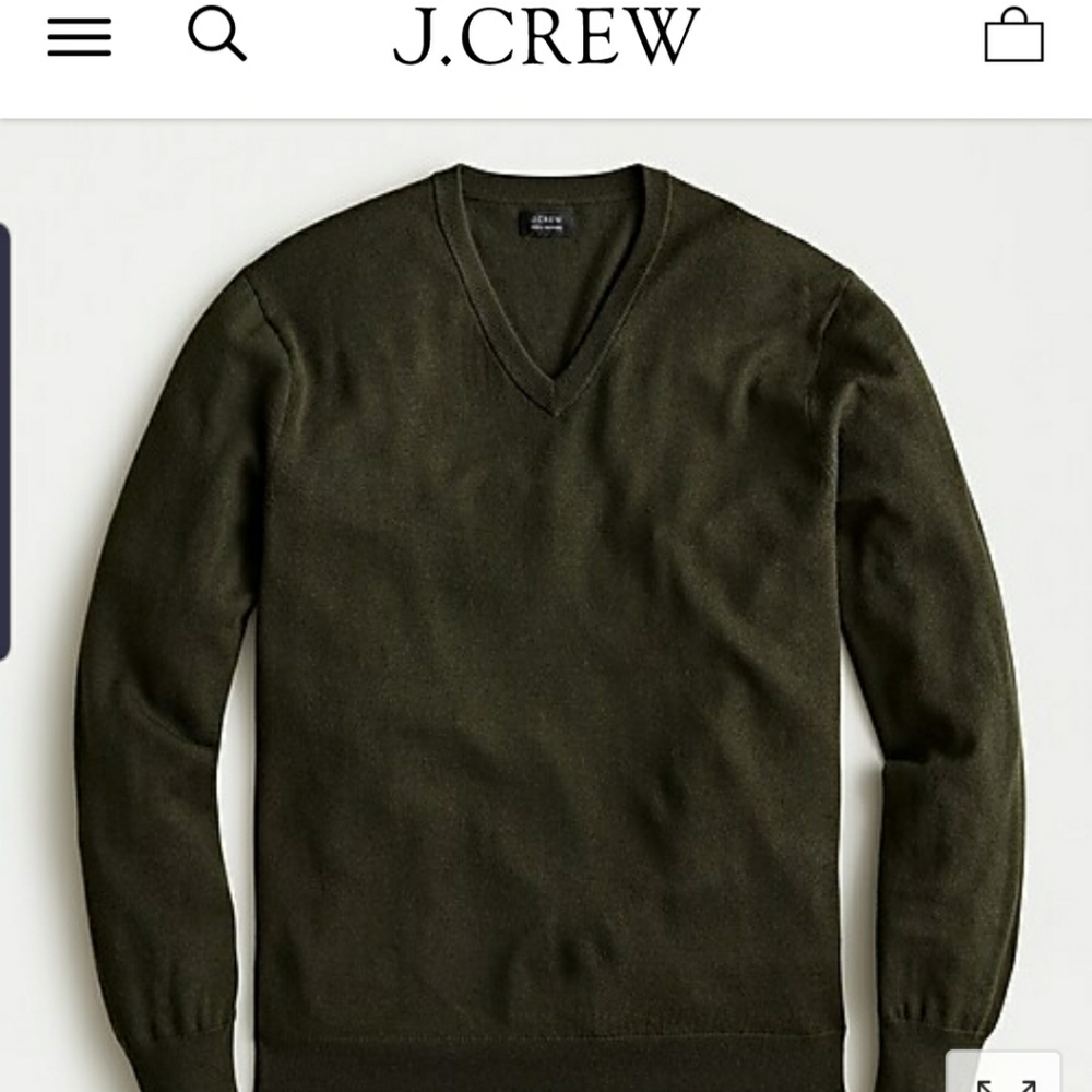 J.Crew Slim merino v-neck sweater